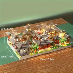 Suzhou Gardens Chinese Architecture Building Blocks for Decoration