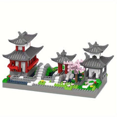 Suzhou Gardens Chinese Architecture Building Blocks for Decoration