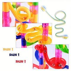 105pcs Marble Run Building Blocks Toys Set