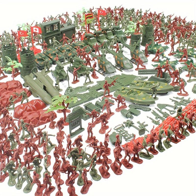 290pcs Military Soldier Model Toy Set Men Figure Toy Soldier Movable