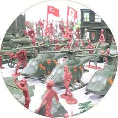 290pcs Military Soldier Model Toy Set Men Figure Toy Soldier Movable
