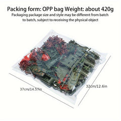 290pcs Military Soldier Model Toy Set Men Figure Toy Soldier Movable