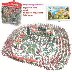 290pcs Military Soldier Model Toy Set Men Figure Toy Soldier Movable