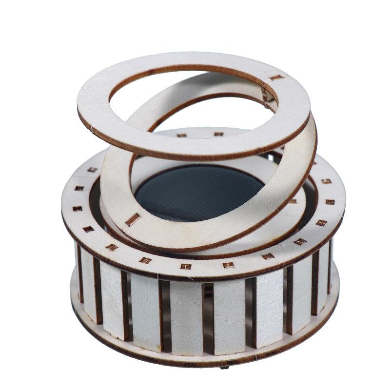 Solar Energy Double Ring Toy DIY Teaching Device Material