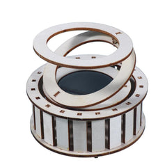 Solar Energy Double Ring Toy DIY Teaching Device Material