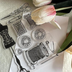 Ancient Style Journal & Paper Stickers Transparent Seal TPR Decorative Stickers