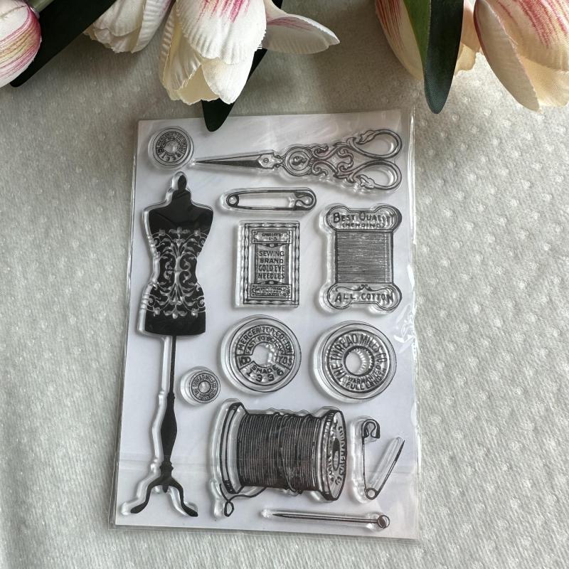 Ancient Style Journal & Paper Stickers Transparent Seal TPR Decorative Stickers