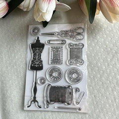 Ancient Style Journal & Paper Stickers Transparent Seal TPR Decorative Stickers