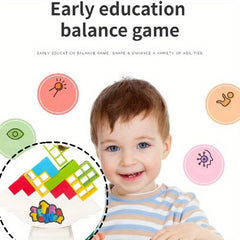 Kids Balance Bricks Boat Jenga Educational Toy