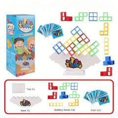 Kids Balance Bricks Boat Jenga Educational Toy