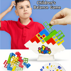 Kids Balance Bricks Boat Jenga Educational Toy