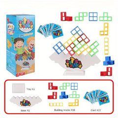 Kids Balance Bricks Boat Jenga Educational Toy