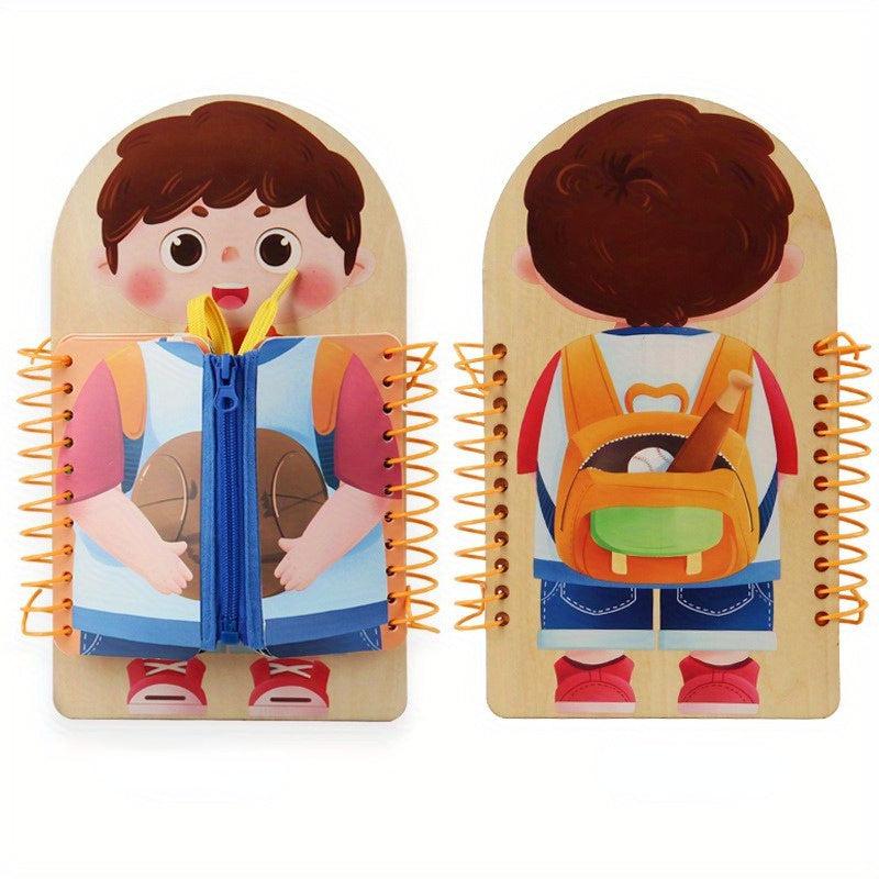 Montessori Life Skills Busy Board Puzzle Gift