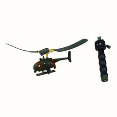 Mini Helicopter Flying Pull Rope Remote Control Toy Kids Christmas Birthday Gift