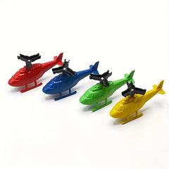 Mini Helicopter Flying Pull Rope Remote Control Toy Kids Christmas Birthday Gift