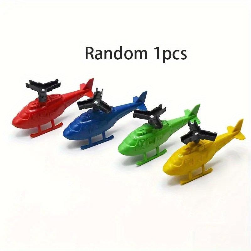 Mini Helicopter Flying Pull Rope Remote Control Toy Kids Christmas Birthday Gift