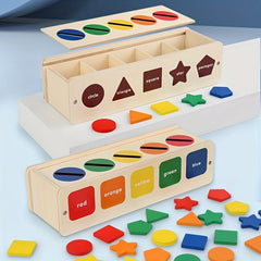 Montessori Coin Box Educational Toy Baby Shape Recognition