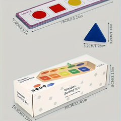 Montessori Coin Box Educational Toy Baby Shape Recognition