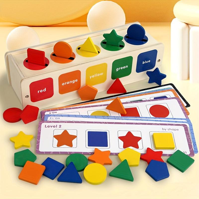 Montessori Coin Box Educational Toy Baby Shape Recognition