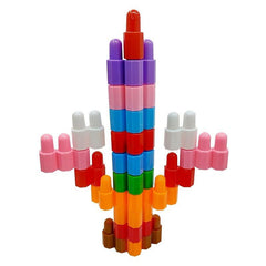 Kids Educational Plastic Building Blocks Rocket Bullet