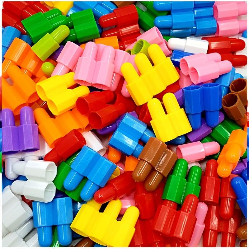 Kids Educational Plastic Building Blocks Rocket Bullet