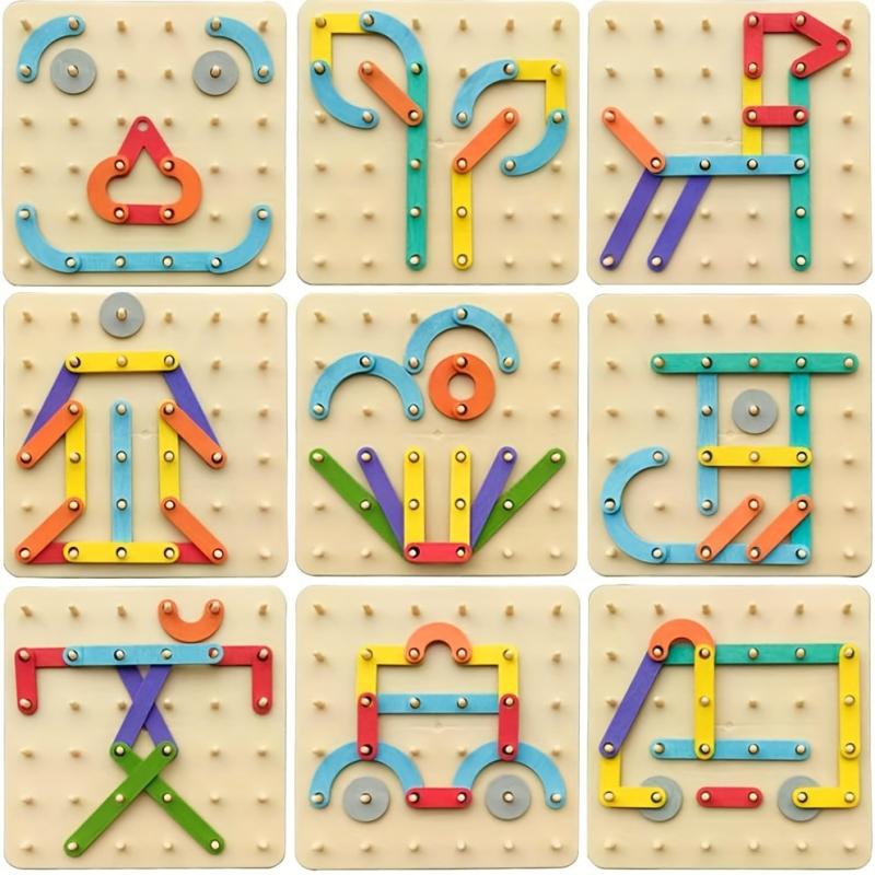 Early Learning Matching Puzzles Creative Board Game