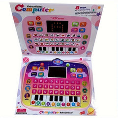Interactive Kids Tablet Toddler Learning Pad With LED Screen