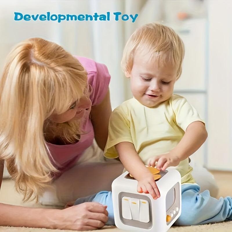 Kids Busy Magic Cube Sensory Board Travel Learning Toy