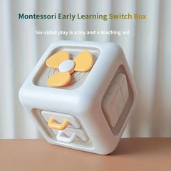 Kids Busy Magic Cube Sensory Board Travel Learning Toy