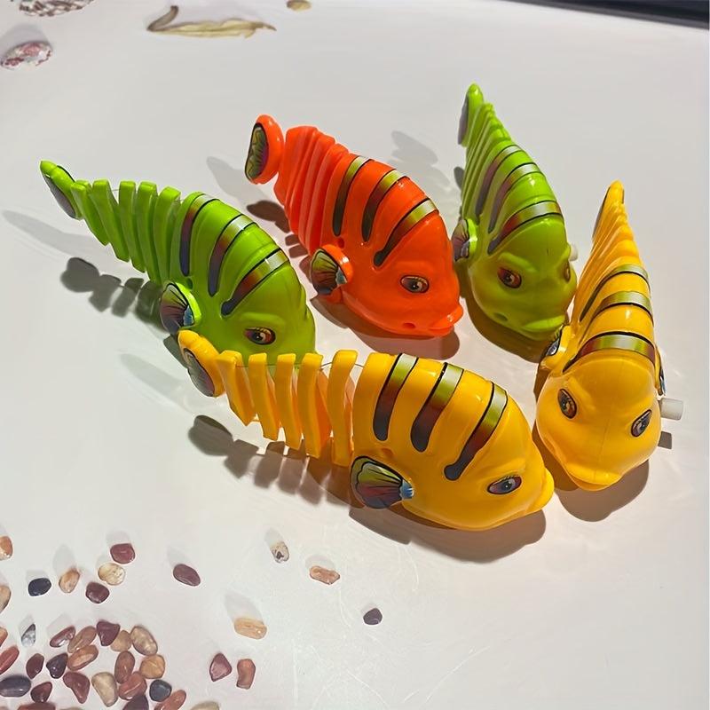 Colorful Swinging Cartoon Fish Toy