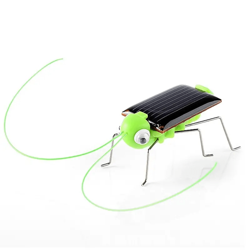 Solar Powered Grasshopper Toy - Fun Science Learning Gift for Kids