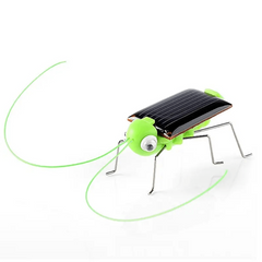 Solar Powered Grasshopper Toy - Fun Science Learning Gift for Kids