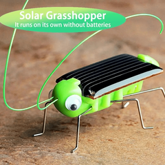 Solar Powered Grasshopper Toy - Fun Science Learning Gift for Kids