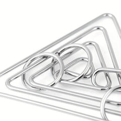 Metal Triangle Ring Puzzle Game Challenge Toys Adults Kids