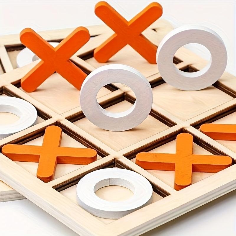 Wooden Educational Tic tac toe Game Family Game Table Toys