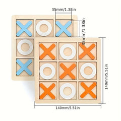 Wooden Educational Tic tac toe Game Family Game Table Toys