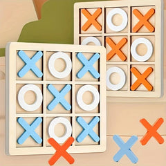 Wooden Educational Tic tac toe Game Family Game Table Toys