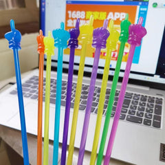 10pcs Morandi Macaron Random Children's Finger Reading Stick