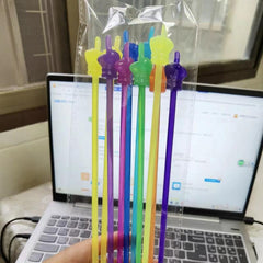 10pcs Morandi Macaron Random Children's Finger Reading Stick