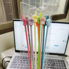 10pcs Morandi Macaron Random Children's Finger Reading Stick