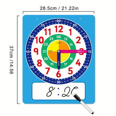 Kid Kindergarten Clock Teaching Demonstration Time Clock To Learn