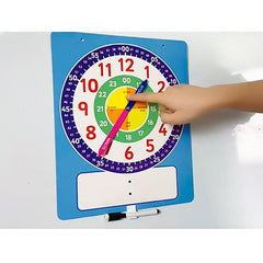 Kid Kindergarten Clock Teaching Demonstration Time Clock To Learn