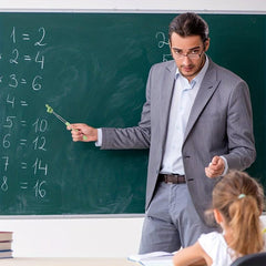 Retractable Teacher Pointer for Classroom, Reading, School