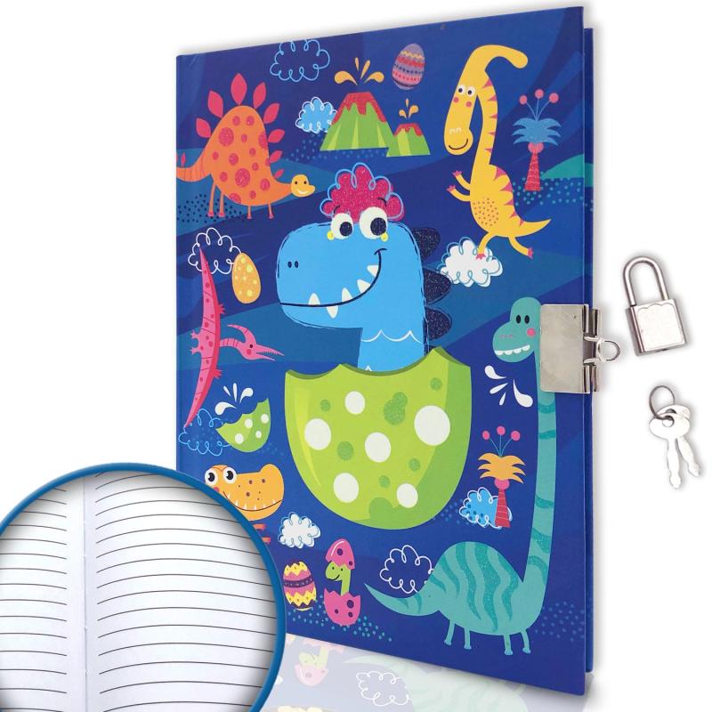 160 Pages Kids Diary with Lock 7x5 3 Inch Secret Pink Journal