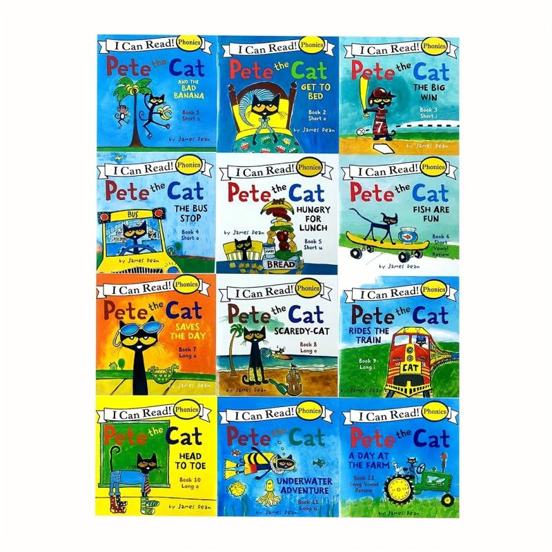12 Book Set for Kids Classroom Teaching Aid & Bedtime Reading