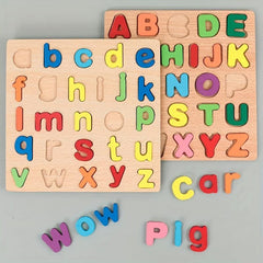 Alphabet Digital Puzzles for Toddlers Educational Scratching Board Toys