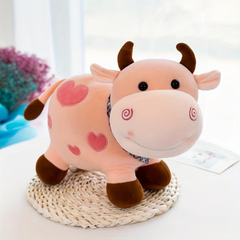 Cow Doll Plush Toy 9.8in - Multiple Colors - Gift for Holidays