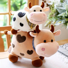 Cow Doll Plush Toy 9.8in - Multiple Colors - Gift for Holidays