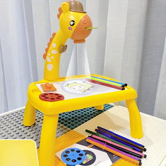Projection Drawing Board Graffiti Learning Table