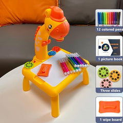 Projection Drawing Board Graffiti Learning Table
